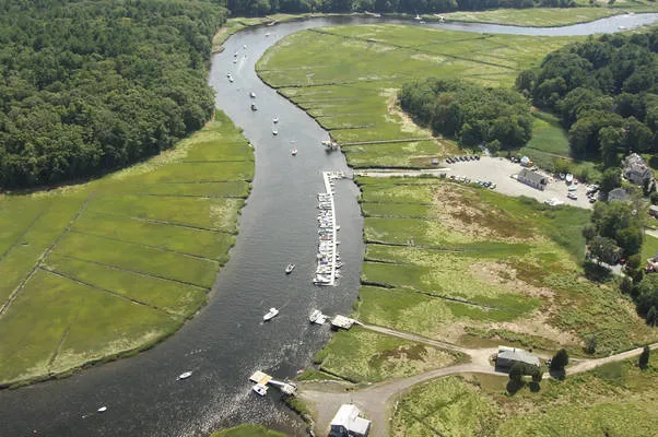 Kings Landing marina on the North River, Norwell
