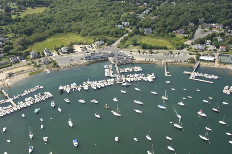 Bulman Marine Scituate Harbor — boats on summer water