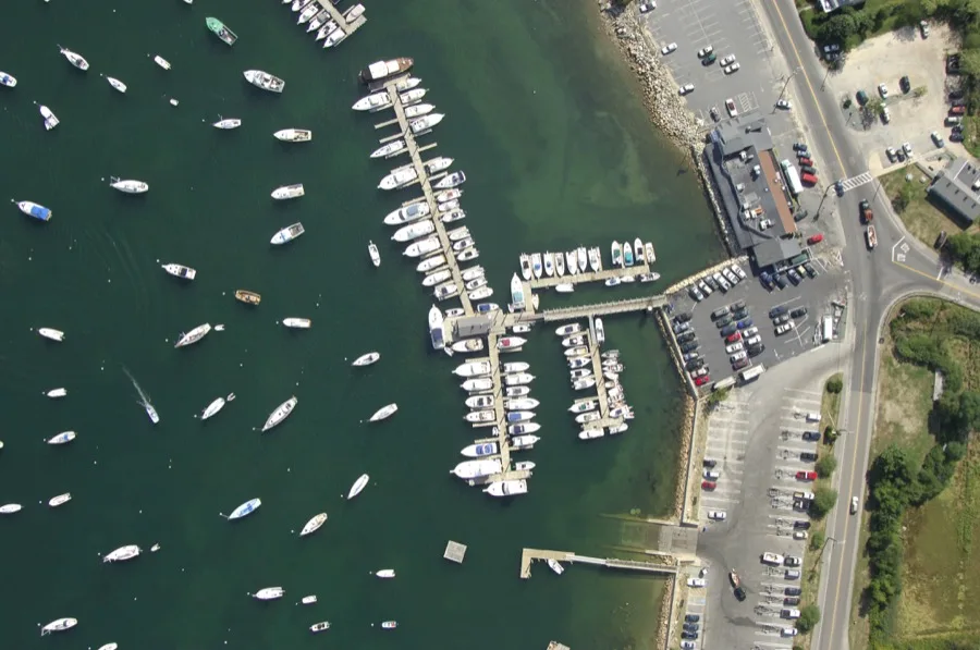 Bulman Marine dock finger piers from above